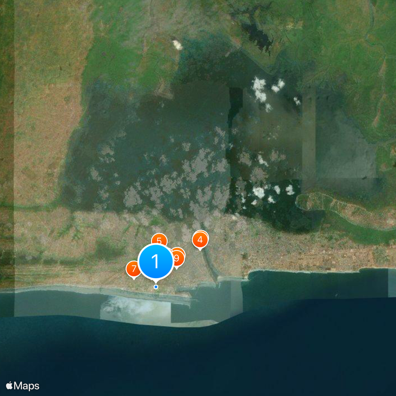 Monument Amazone Mapa