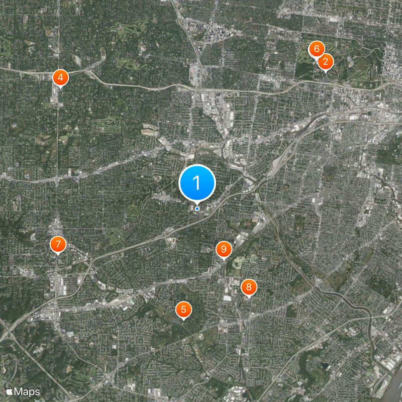 Webster University Map