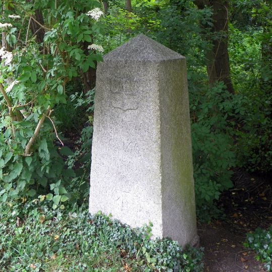 London Coal Duty Marker On County Boundary On Towing Path About 620 Metres South West Of Stocker's Lock