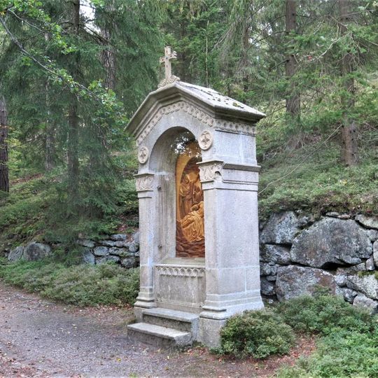 Kaplička zastavení XIV. na křížové cestě v Nejdku