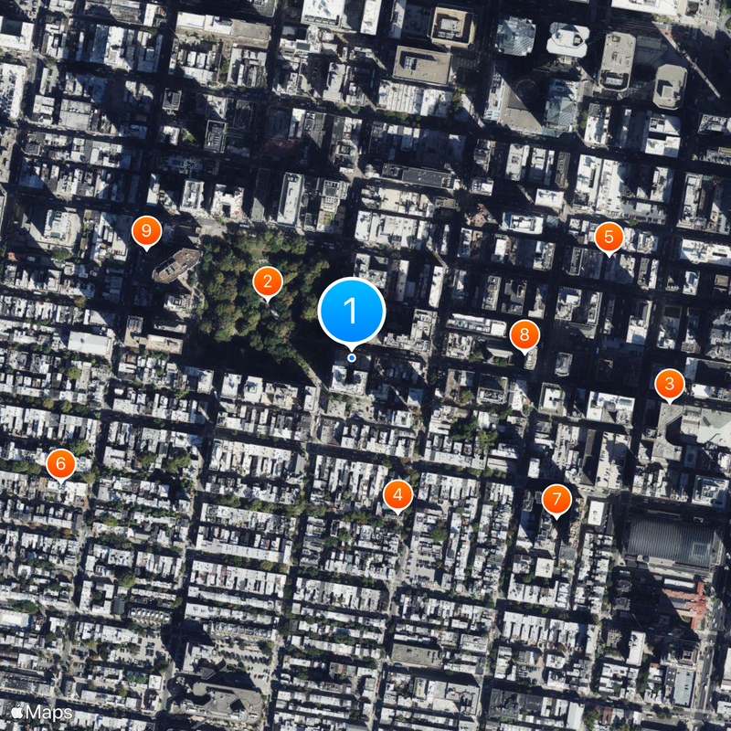 Curtis Institute of Music Map
