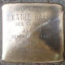 Stolperstein dedicated to Käthe Haas