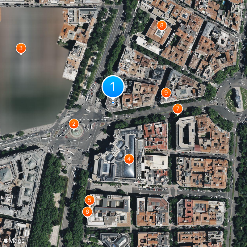 Palace of Linares Mapa