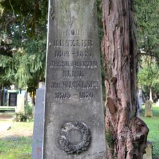 Ev. cintorín Kozia brána, náhrobník