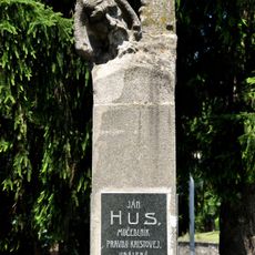 Husov pomník, pilier-kópia