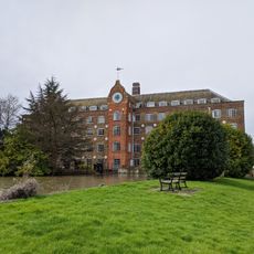 Former Mill Building At New Mills,west Of Bushford Bridge