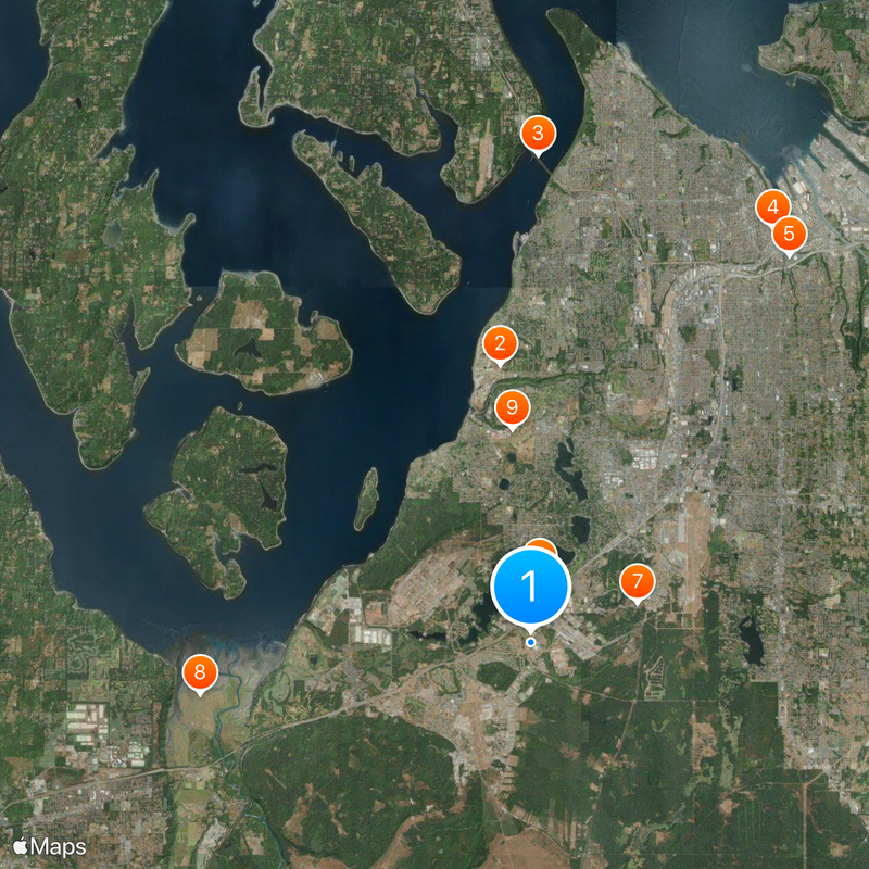 Fort Lewis Map