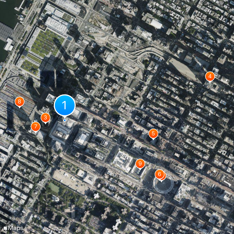 30 Hudson Yards Mapa