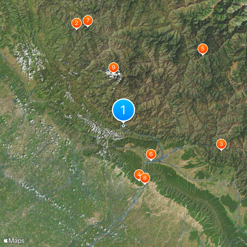 Renuka Lake Map