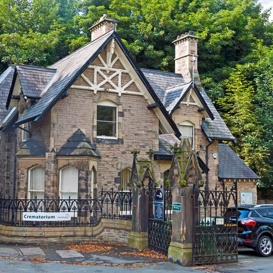 Cemetary Lodge, Gate Piers, Gates And Flanking Wall