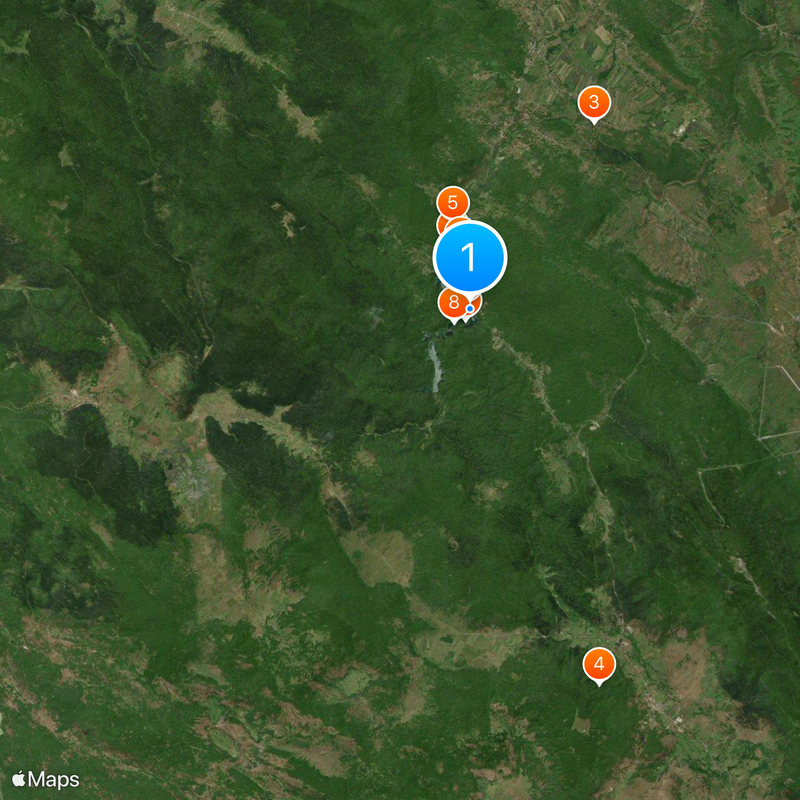 Plitvice Lakes National Park Map