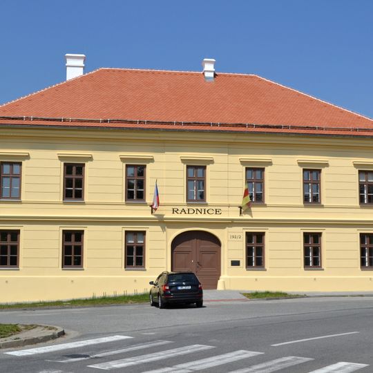 Former town hall in Podivín