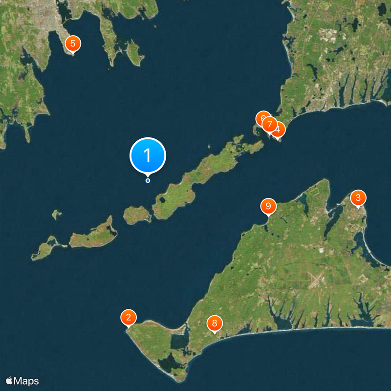 Elizabeth Islands Map