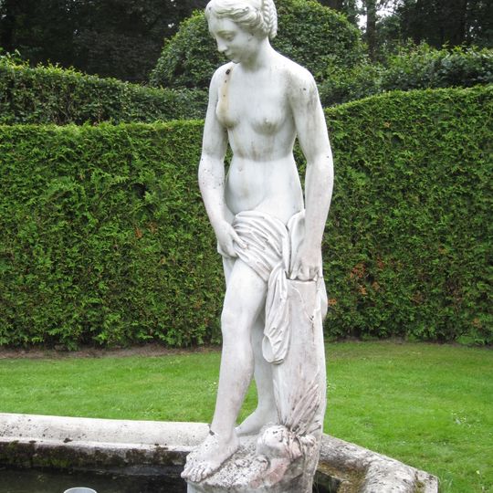 Warmelo, tuinbeeld bij rococovijver