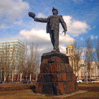 Monument to miner (Donetsk)