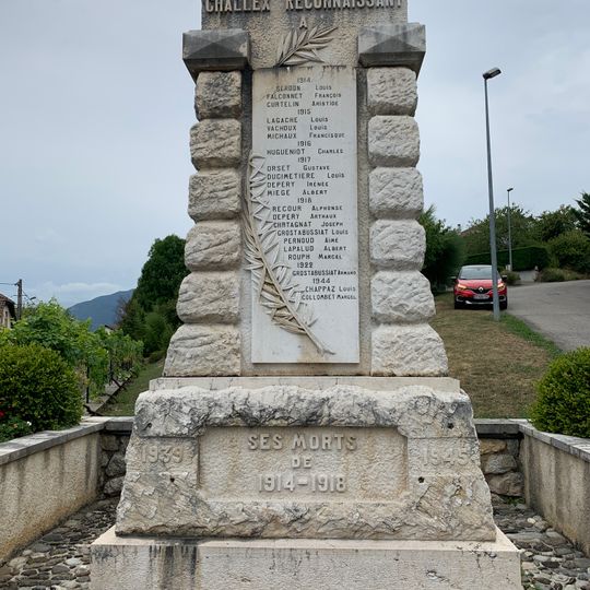 Monument aux morts de Challex