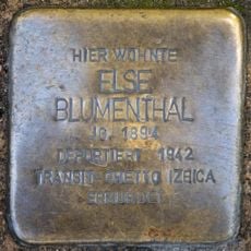 Stolperstein dedicated to Else Blumenthal