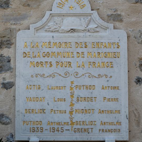 War memorial of Marignieu