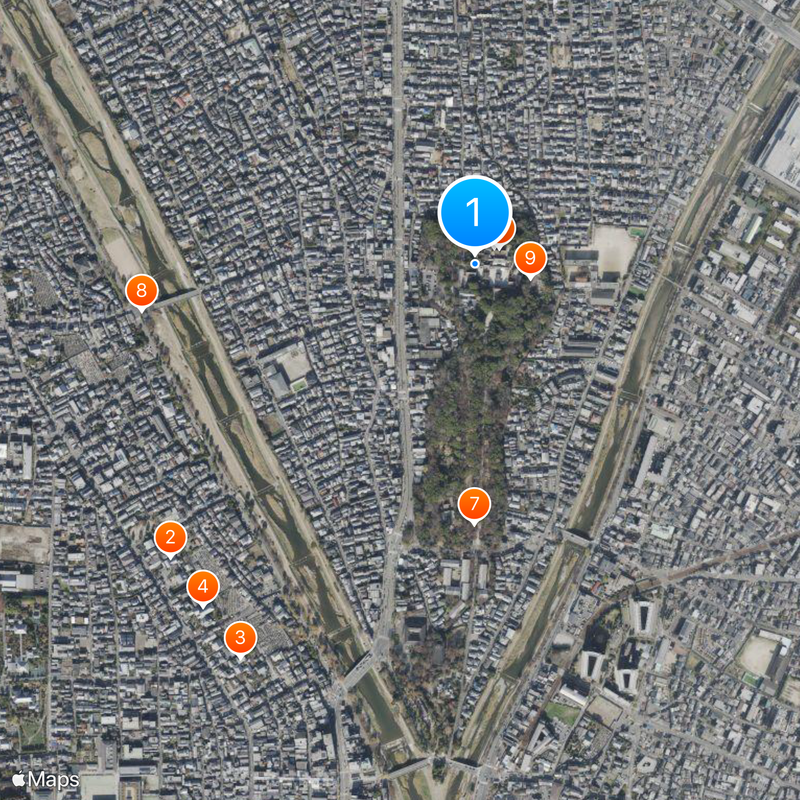 Santuario Shimogamo Mapa