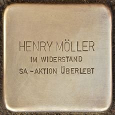Stolperstein dedicated to Henry Möller