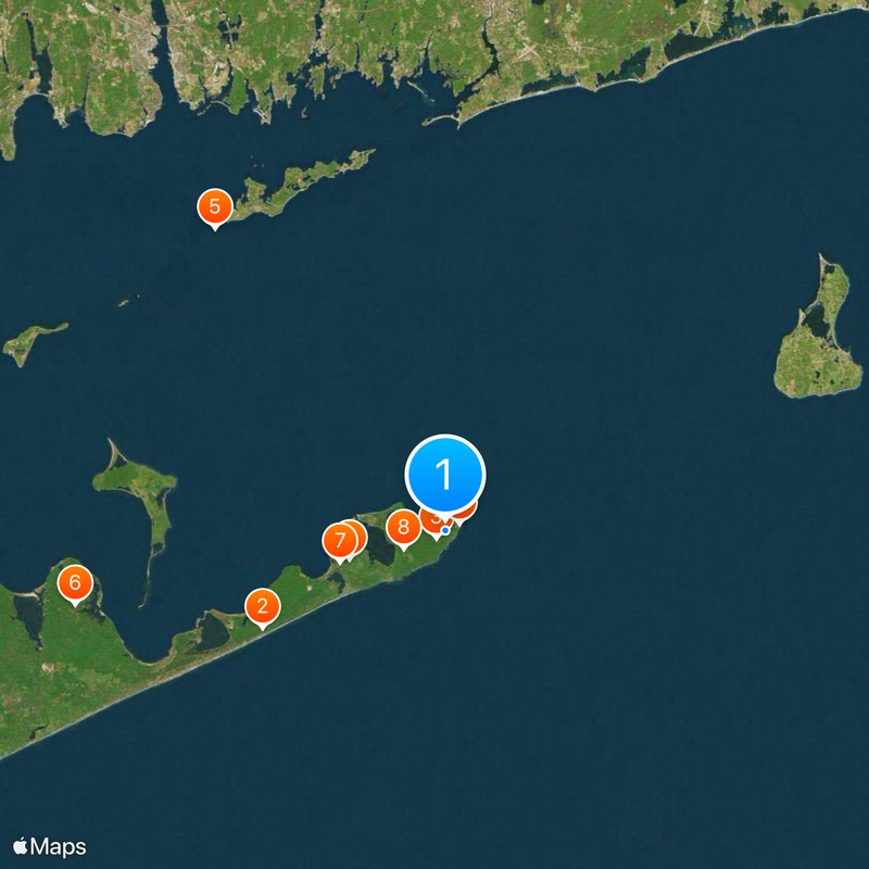 Camp Hero State Park Kaart