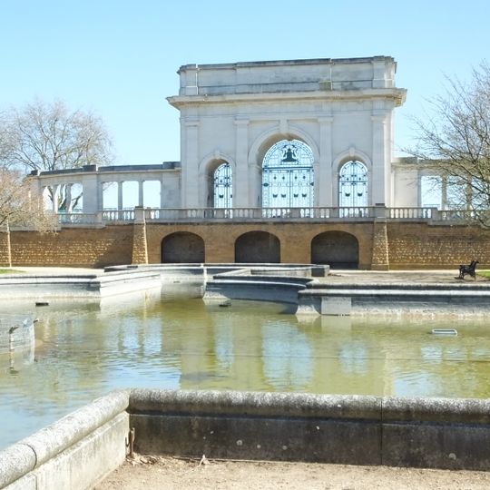 Ornamental Pond In Memorial Gardens