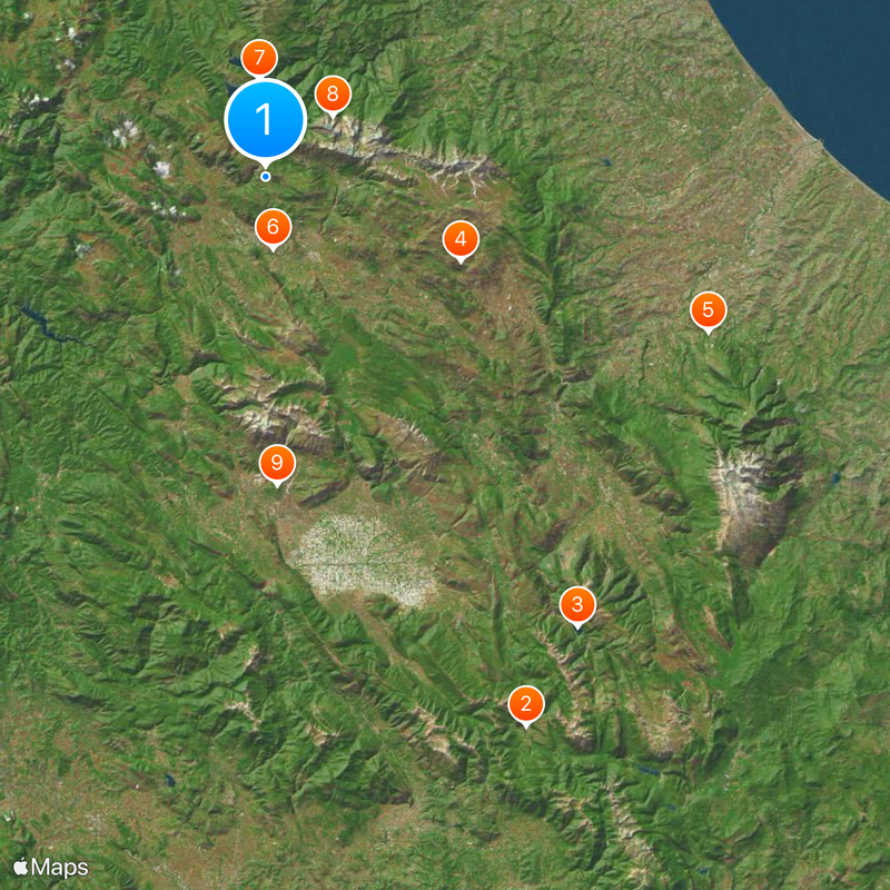Province of L'Aquila Map