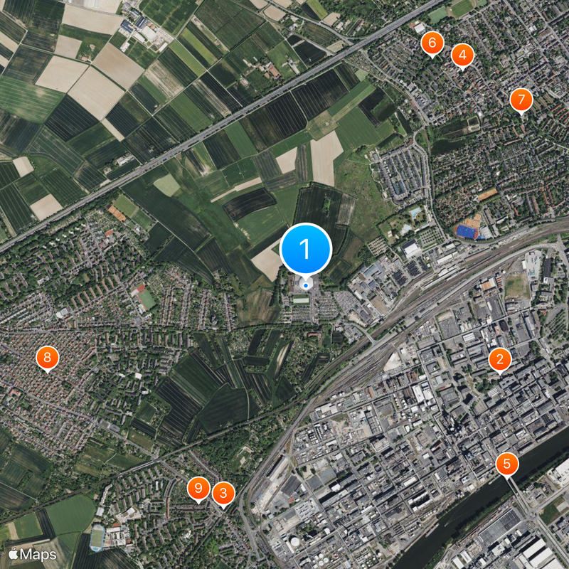 Jahrhunderthalle Mappa