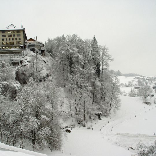 Thorberg Castle with outbuildings