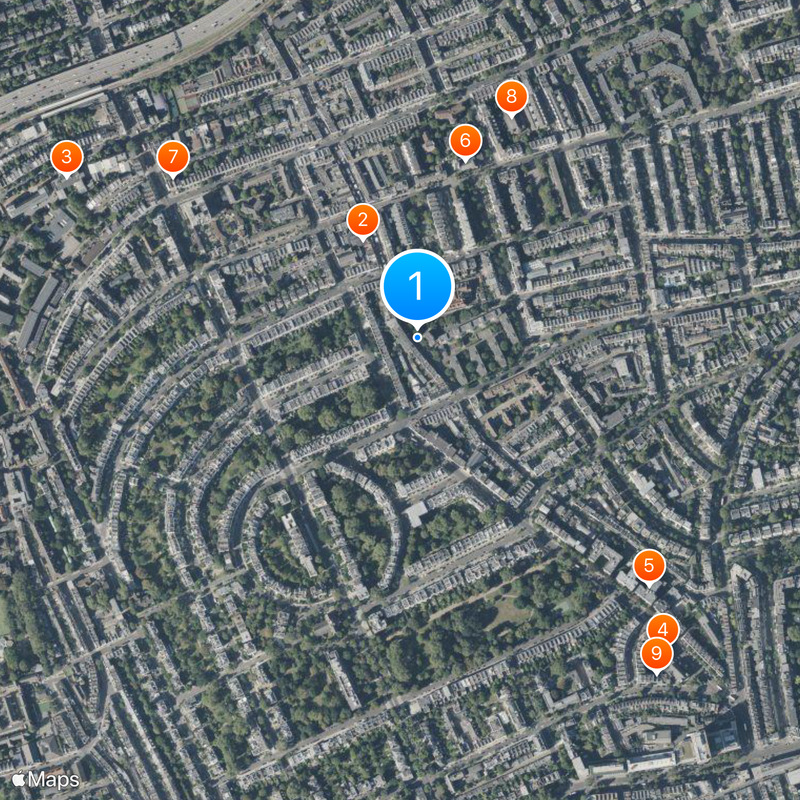 Portobello Road Karte