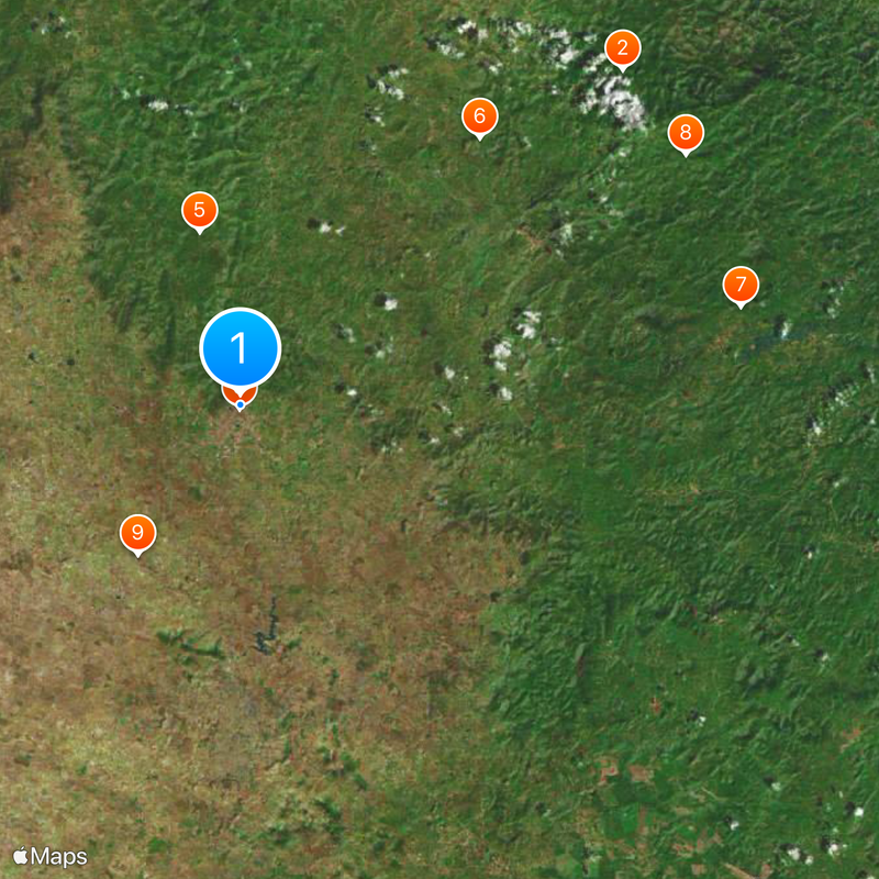 Palmeira dos Índios Map