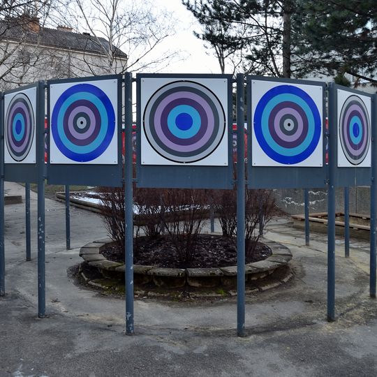 Augenzentrum by Hermann Painitz, Marktgemeindegasse, Liesing