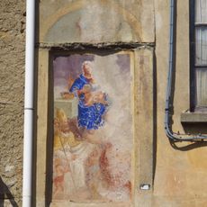 Katholisches Kirchengebäude, Wandmalerei, Kunstwerk