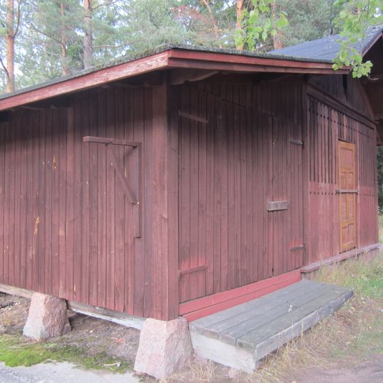 Shed in Langinkoski emperor's fishing lodge