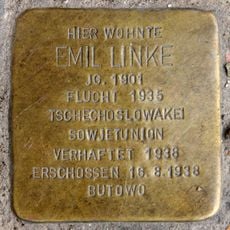 Stolperstein dedicated to Emil Linke