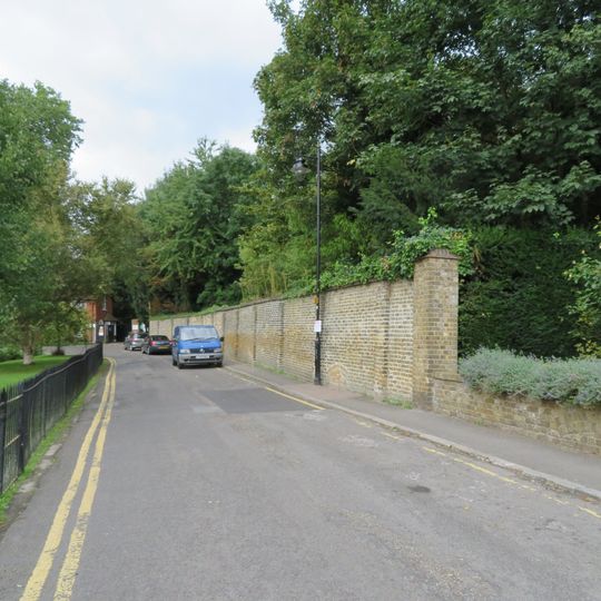 Wall To East Of The Gate House