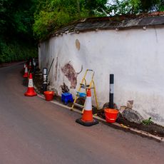 Garden Wall To Garden West Of The Grange