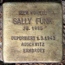 Stolperstein en memoria de Sally Funk