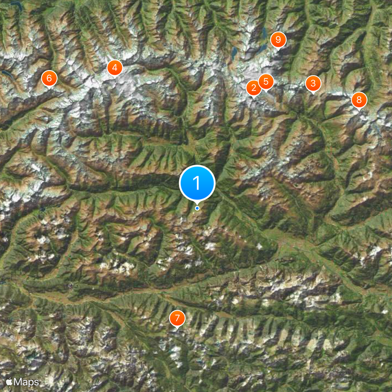 District de Lienz Carte