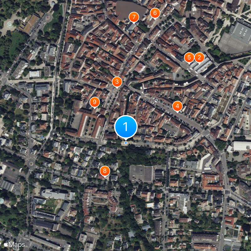 La petite Venise Mapa