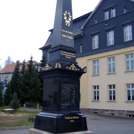 Denkmal für Andreas Hupfer Hauptstraße 1