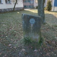 Pomník Miroslava Tyrše za školou v Hodkovicích nad Mohelkou