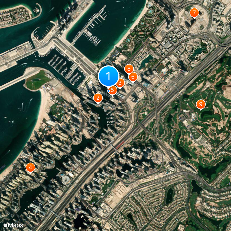 Princess Tower Karte