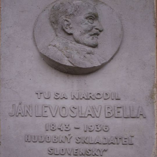 Rodný dom J. L. Bellu, tabuľa pamätná I.