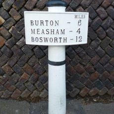 Milepost, Burton Road, by No. 6