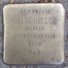 Stolperstein dedicated to Ilse Hirsch