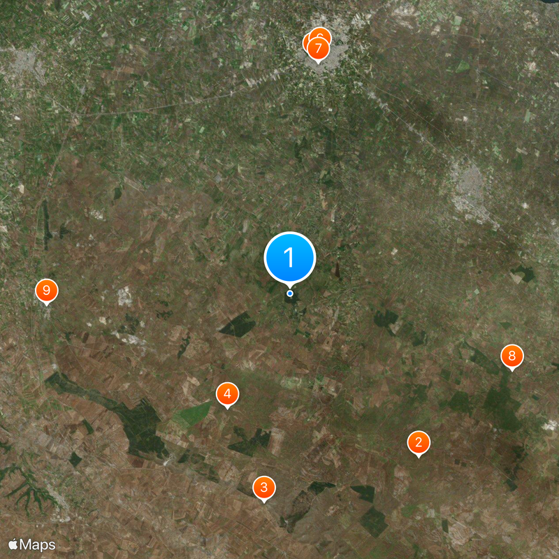 Castel del Monte Kaart