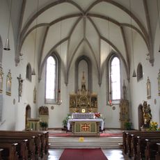 Ursulinenkirche zum Heiligen Erlöser, Kloster und Garten in Bruneck