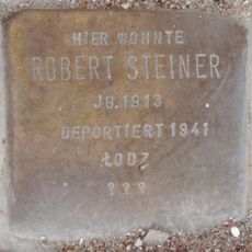 Stolperstein en memoria de Robert Steiner