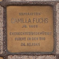 Stolperstein dedicated to Camilla Fuchs